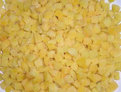 IQF Yellow Peach Dice